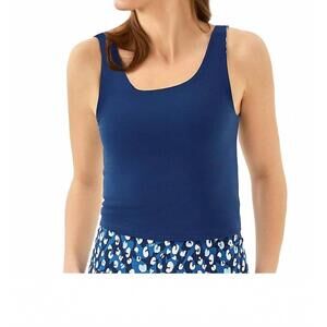 NEW LILLY PULITZER upf 50+ ari reversible active tank top in youre an animal